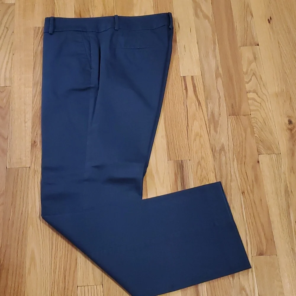 ANN TAYLOR Navy Straight Pants